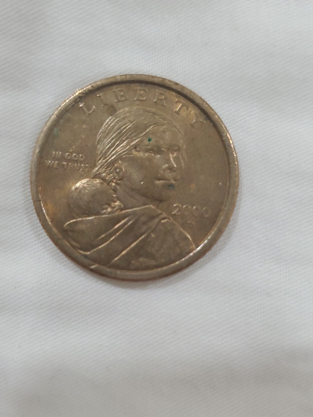 Bronze-Colored Women's Accessory Coin Pendant Necklace